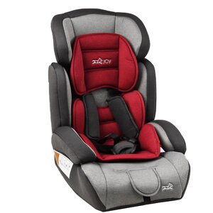 Автокрісло дитяче та бустер 2 у 1 JOY 47900 9-36 кг Grey/Red для дітей з 9 місяців до 12 років зі знімним вкладишем для