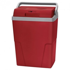 Автомобільний переносний міні холодильник Clatronic KB 3713 Red портативний для напоїв та продуктів на 25 л з ручкою