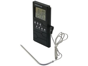 Цифровий кулінарний термометр для м'яса TP-800 кухонний електронний для духовки та печі з виносним щупом до 300ºС