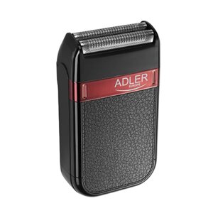 Електробритва сіточна чоловіча Adler AD 2923 Travel Чорний бездротова акумуляторна машинка з USB зарядкою для