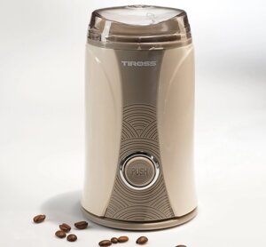 Кавомолка електрична для дому Tiross TS531 150 Вт кухонний міні подрібнювач для кави горіхів спецій та зернових