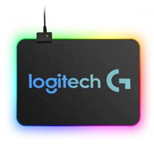 Килимок для комп'ютерної миші Logitech L-350 USB ігрова поверхня для ноутбука та комп'ютера c RGB підсвічуванням розміри