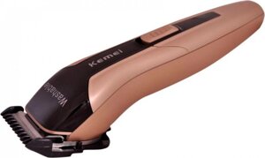 Машинка для стрижки волосся Kemei KM-5015 Professional 5 Вт акумуляторна титанові ножі вологозахист + 4 насадки (47970