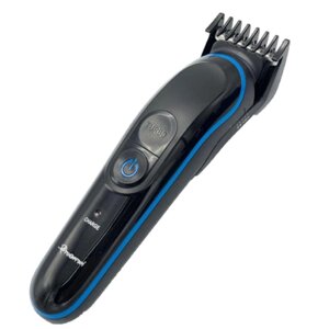 Набір для стрижки волосся Gemei GM-563 NEW 3 Вт акумуляторна машинка триммер та бритва 5 в 1 з турбо режимом індикатором