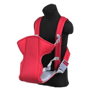 Рюкзак кенгуру для дитини BIMBO 48760 сумка перенесення для дітей від 4 місяців з навантаженням до 13 кг Червоний