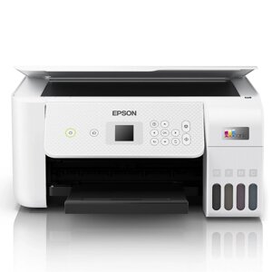 Струменевий принтер для друку сканер та копір МФУ 3 у 1 Epson EcoTank L3266 White кольоровий для дому та офісу інтерфейси USB