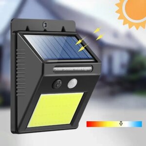 Світлодіодний вуличний світильник Smart Light Solar Sensor BL-609-48COB LED 5 W настінний накладний на сонячних батареях