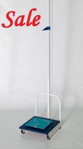 Ростомір підлоговий з електронними вагами медичний АТОН РМ-П-ВЕ