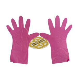 Одноразові медичні рукавички Medilex, TPE, рожеві, M, 100 шт Reflex