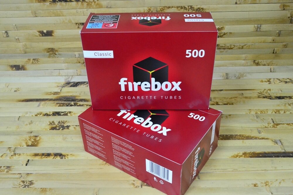Гільзи для набивання цигарок Firebox 500 шт. від компанії Smoke Mania UA - фото 1