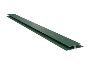 Планка стику для металосайдингу мат 2 м 0,45 мм RAL 6005
