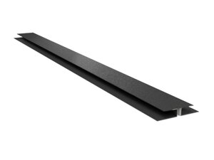 Планка стику для металосайдингу мат 2 м 0,45 мм RAL 9005