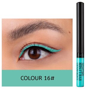 Кольорова водостійка підводка для очей HANDAIYAN Eyeliner Long Lasting Professional колір №16