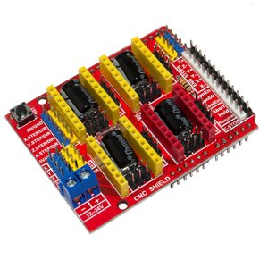 Плата розширення CNC V3 для Arduino Uno (встановлення до 4 драйверів A4988 або DRV8825)