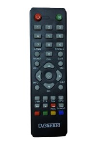 Пульт для DVB-T2 тюнера LUMAX DV1110HD