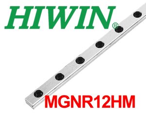 Мініатюрна лінійна напрямна HIWIN, MGNR12 довжина 250 мм
