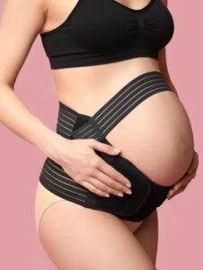 Бандаж для вагітних (L, XL) Бандаж пояс для вагітних еластичний дородовий і післяпологовий медичний