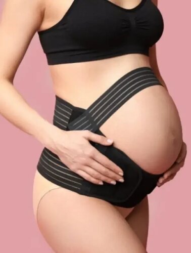Бандаж для вагітних (L, XL) Бандаж пояс для вагітних еластичний дородовий і післяпологовий медичний