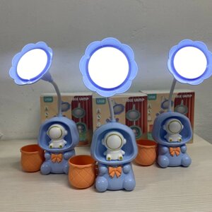 Дитяча настільна акумуляторна LED-лампа 3in1 Rabbit BLUE