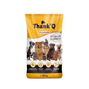 Корм сухий Thank'q standart для дорослих собак з куркою 10 кг