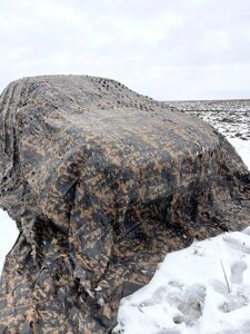 Маскувальна сітка для авто, пікапу, позашляховику та техніки. Бруд