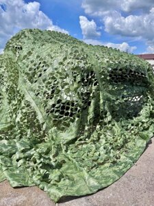 Маскувальна сітка весна літо "Зелена трава" для автомобіля, пікапа, позашляховика та техніки