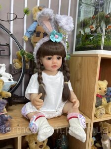 Лялька Реборн 55 см силіконова NPK DOLL