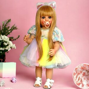 Лялька Реборн 55 см Жасмін силіконова NPK DOLL