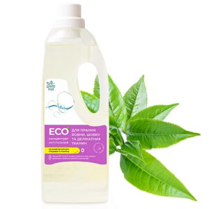 ЕКО гель для прання шерсті, шовку та делікатних тканин Green Max натуральний концентрат, 1л