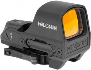 Коліматорний приціл Holosun HS510C 2MOA (red dot) із сонячною батареєю