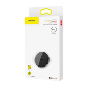Автодержатель Baseus Small Ears Series Magnetic Suction Bracket Flat Type (Black) SUER-C01