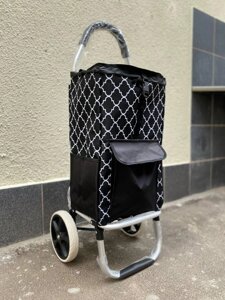 Инновационная раскладная сумка-тележка - кравчучка на колесах 94 см