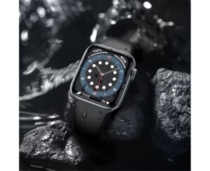 Смарт-годинник Hoco Y1 Pro із функцією відповіді на дзвінок Smart Watch 44 mm Black