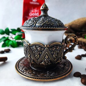Турецька чашка для кави. Цвет: Медь", 50 мл