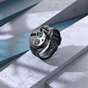 Розумний смарт-годинник Hoco Y9 Smart Watch електронний наручний смарт-годинник із функцією приймання дзвінків чорний