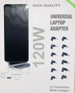 Универсальное зарядное устройство для ноутбука Universal от 220 Вт 120W + 12 переходников