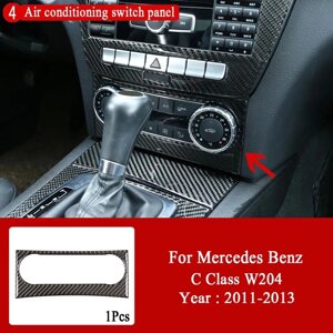 Накладка на панель клімат-контролю для Mercedes-Benz C-Class W204 2011-2013рр
