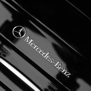 Об'ємна, металева, декоративна наклейка Mecedes-Benz