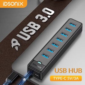 Високошвидкісний концентратор Usb 3.0 hub / хаб / 7 портів