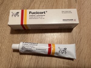 Fucicort фуцікорт 30г мазь антибіотик єгипет