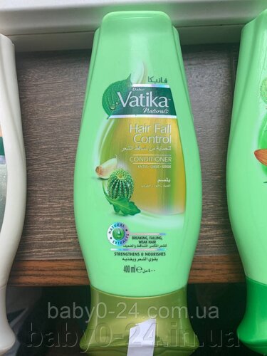 Кондиціонер Dabur Vatika Hair Fall Control Дабур Ватитка - кактус та рукола, часник Єгипет