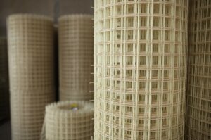 Композитна сітка для кладки і для стяжки склопластикова Ø2мм (50*50мм комірка) бухта 25 метрів