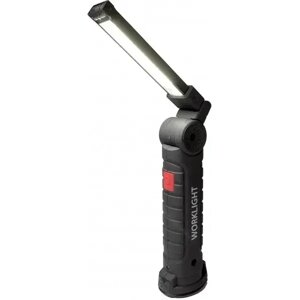 Акумуляторний LED ліхтарик-лампа Worklight T3, Black