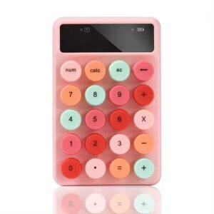 Бездротова цифрова клавіатура VHG Q3 Pink, Wireless Numeric Keyboard