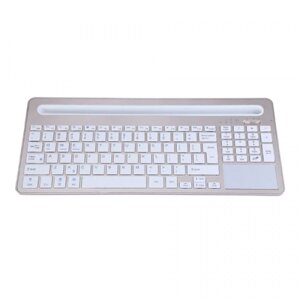 Бездротова клавіатура VHG B021 Wireless Keyboard + Touchpad, Gold-White