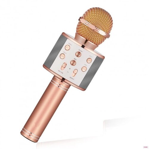 Бездротовий мікрофон для караоке Wster WS858 Pink