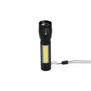 Ліхтар LED VHG KO-12 акумуляторний з потужним діодом , Чорний