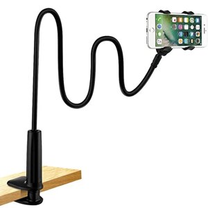 Гнучкий тримач для телефону із прищіпкою VHG IVY 85 см Flexible Mobile Holder Black