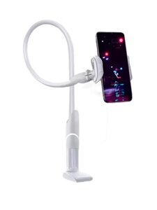 Гнучкий тримач для телефону з прищіпкою VHG IVY 85 см Flexible Mobile Holder White