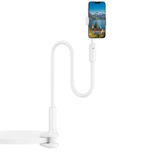 Гнучкий тримач для телефону з прищіпкою VHG IVY IV 100 см Cell Phone Stand, White